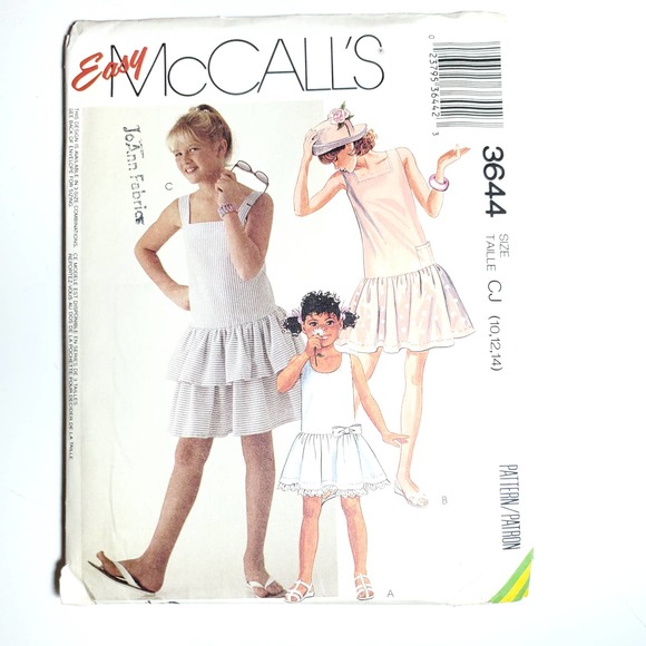 Vintage | Girls Dress Sewing Pattern
